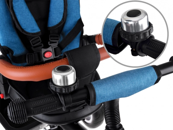 Dětská tříkolka Tiny Bike 3v1 s otočnou sedačkou a stříškou – Zelená