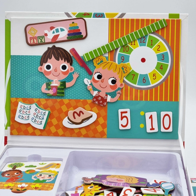 Magnetická dřevěná skládačka Tooky Toy