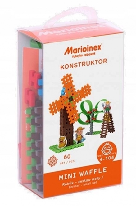Kostky Mini Waffle - Farmář Malá Sada