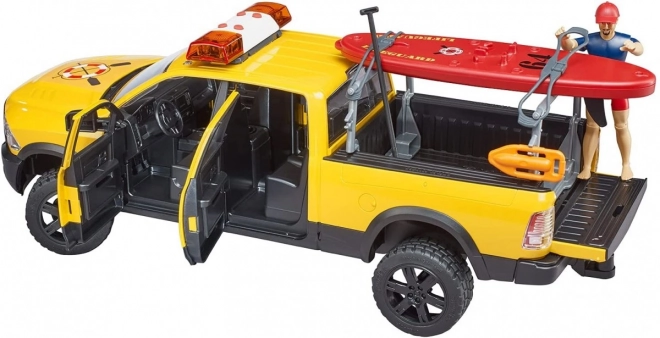 Bruder Dodge RAM pobřežní hlídka se záchranářem a příslušenstvím