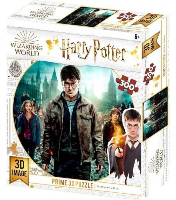 3D puzzle Harry Potter s Harrym, Hermionou a Ronem XL