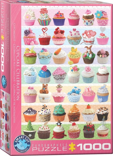 EUROGRAPHICS puzzle Oslava cupcakes 1000 dílků