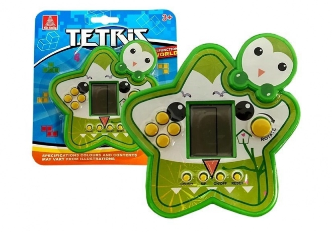 Elektronická hra Tetris zelená hvězda
