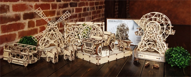 WOODEN CITY 3D puzzle Ruské kolo 470 dílů