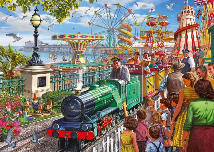 Puzzle Zábava na Molu 1000 Dílů