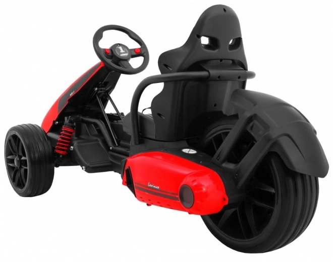 Dětská motokára Bolid XR-1 na baterie Červená + nastavitelná řídítka + tvarované sedadlo