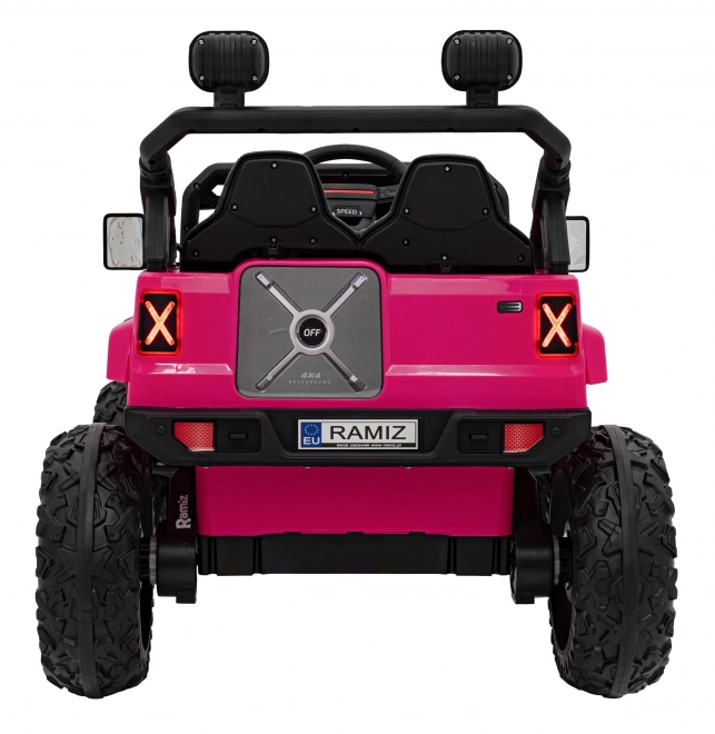 Off Road růžové dětské elektrické auto