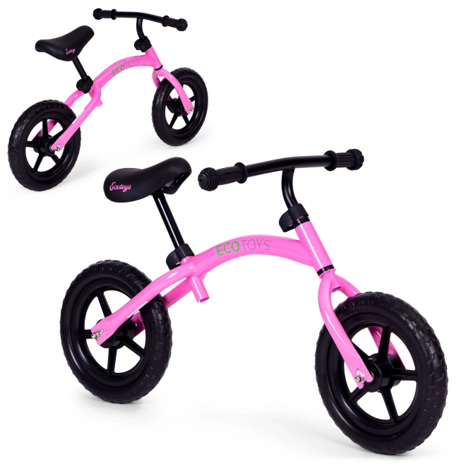 Dětské odrážedlo růžové ECOTOYS