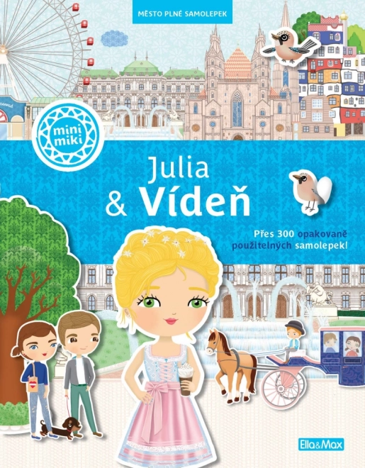 Julia a Vídeň – Knížka plná samolepek