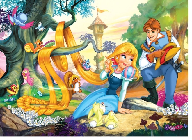 Eurographics puzzle Princezna s nádhernými vlasy 100 dílků