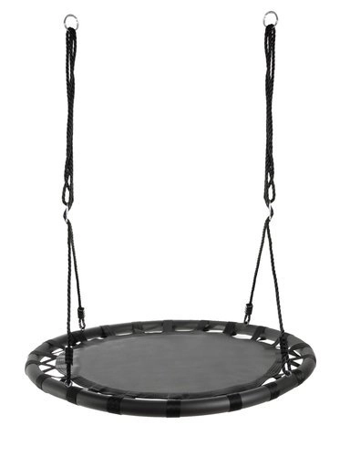 Houpačka vraní hnízdo 100 cm černá