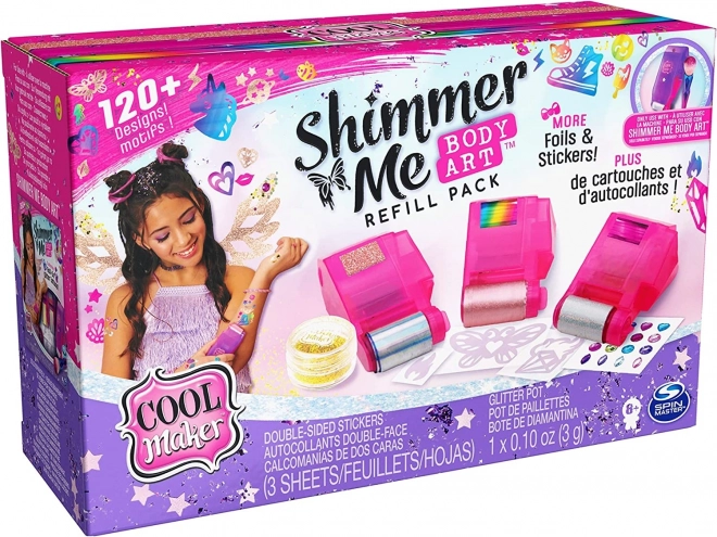 Refill pack na tetování Cool Maker Shimmer Me