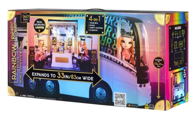 Rainbow High Tour bus