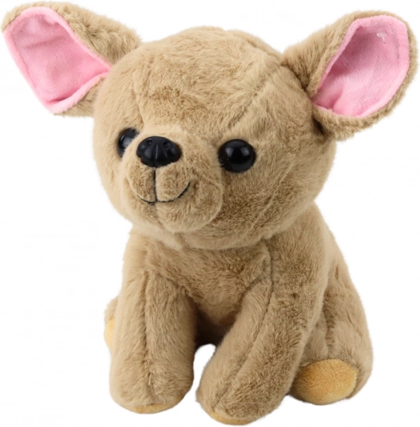 Plyšová hračka Chihuahua béžový 22 cm