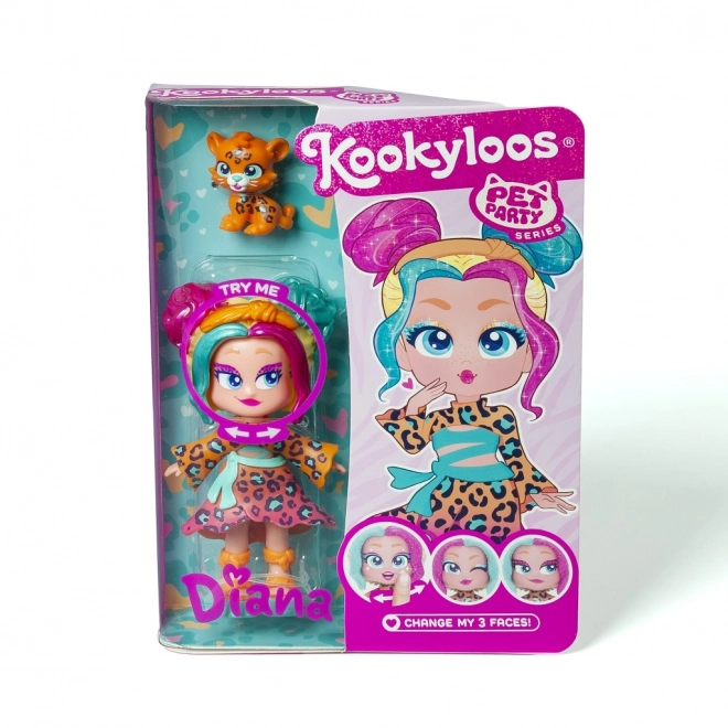 Panenka se zvířátek KookyLoos Pets Party