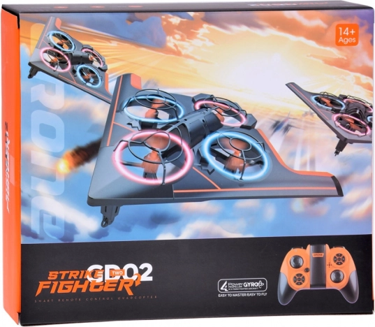 Zábavný dron s kamerou a osvětlením