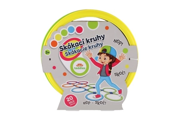Barevné skákací kruhy pro děti a dospělé