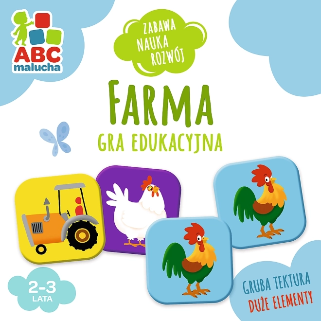 Hra ABC pro batolata na farmě