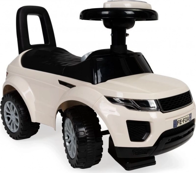 ECOTOYS Odrážedlo Auto s melodiemi bílé