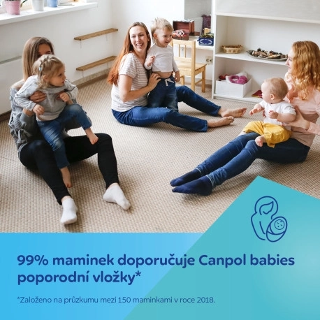 Canpol babies Vysoce absorpční tvarované vložky po porodu 10 ks 