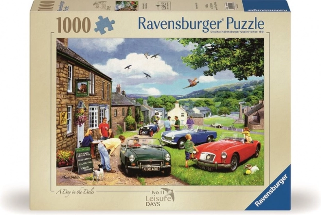 Relaxační den v údolí puzzle 1000 dílků