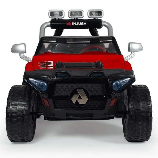 Dvouosobové elektrické auto Monster 24V Červené s LED