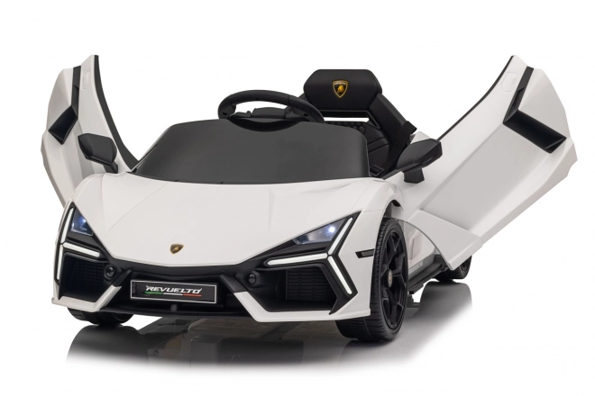 Dětský elektrický vůz Lamborghini Revuelto bílý