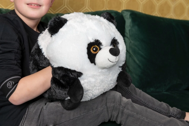 Hřejivý plyšový polštář Panda 3v1