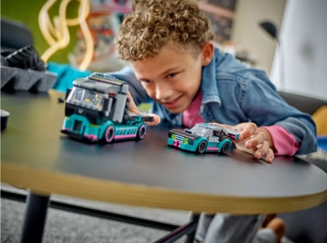 LEGO® City 60406 Kamión se závodním autem