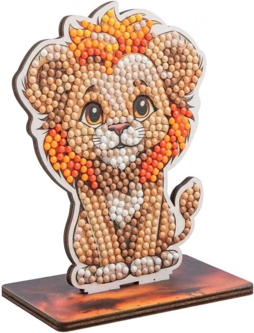 Diamantové malování Safari: Lev