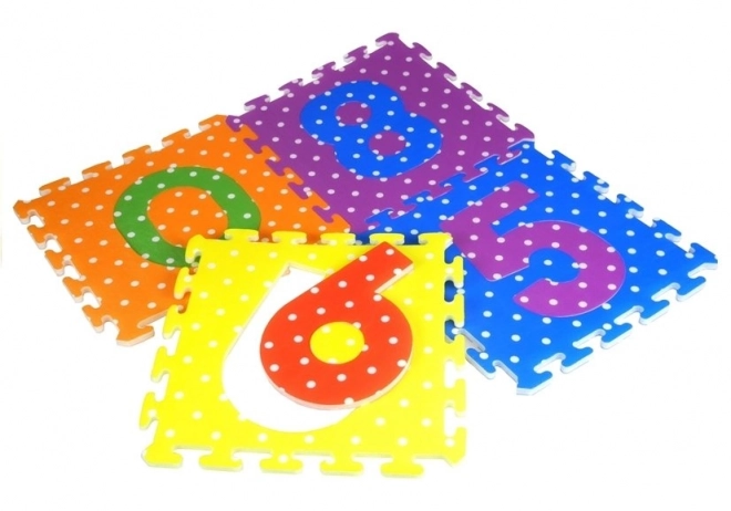 Abeceda a čísla Barevné pěnové puzzle 36 kusů