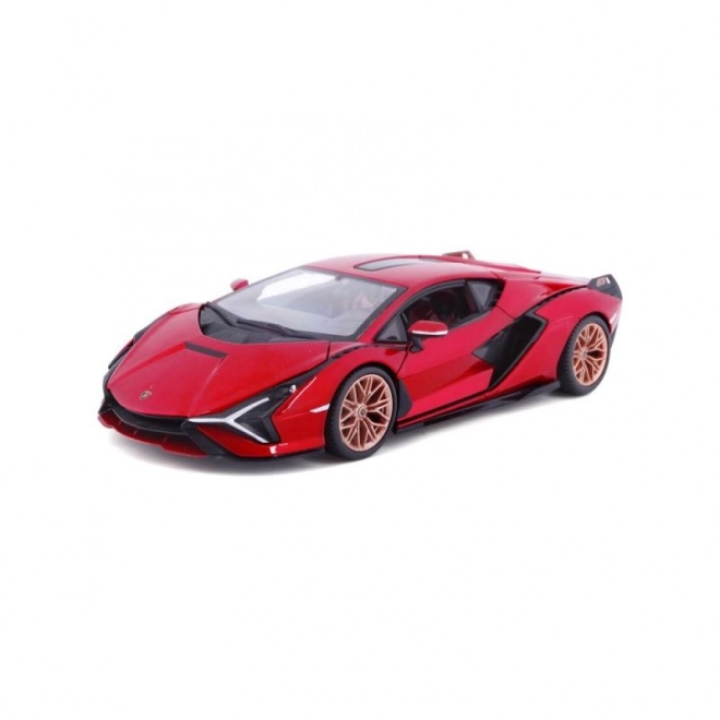 Model auta Lamborghini Sián FKP 37 1:24 červený