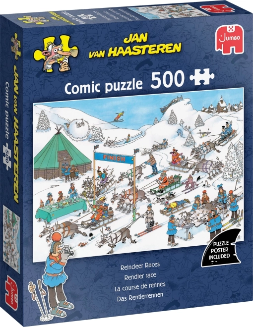 JUMBO puzzle Sobí závody - 500 dílků