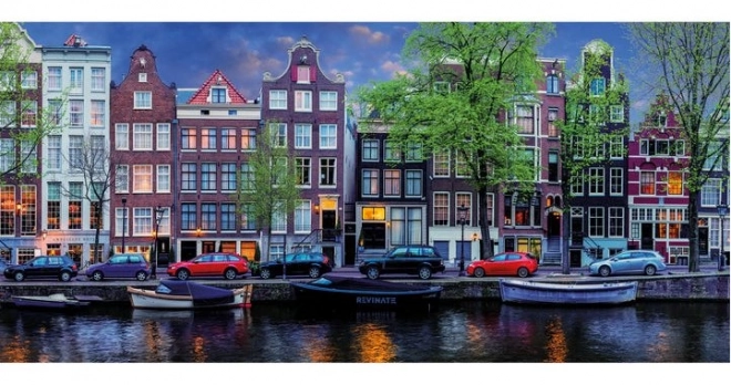 Panoramatické puzzle Amsterdam 636 dílků