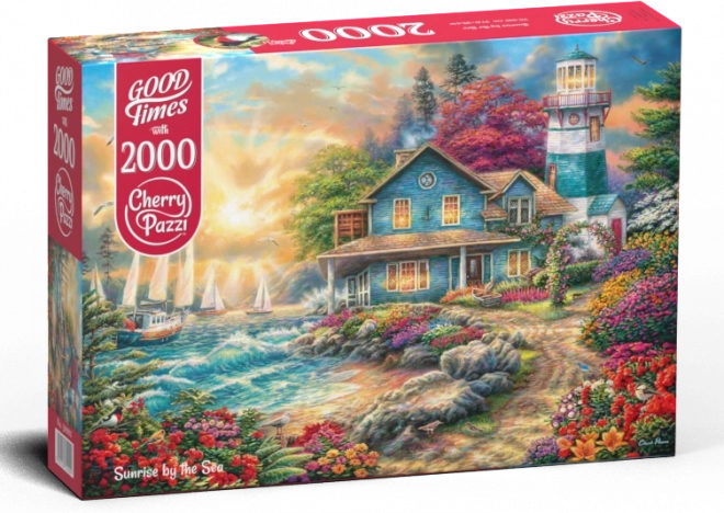 Puzzle Východ slunce u moře 2000 dílků