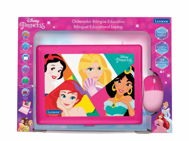 Disney Princess vzdělávací notebook trojjazyčný UA/PENG/EN 186 aktivit