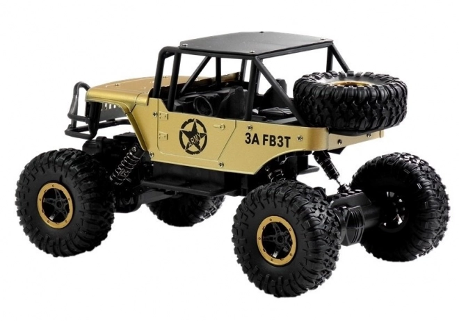 Auto z dálkovým ovládáním Jeep zlaté