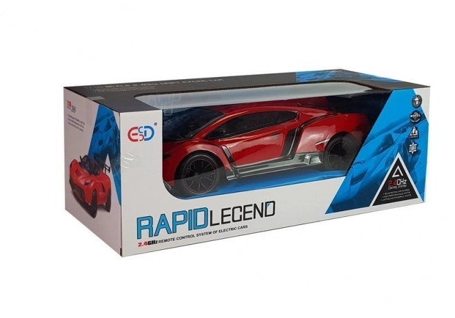 Závodní auto na dálkové ovládání červené 1:10