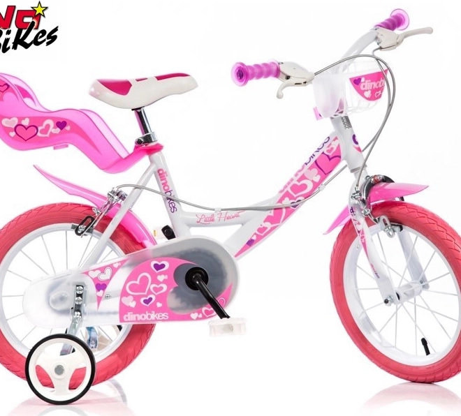 Dětské kolo 14" bílé Dino Bikes