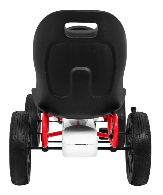 Gokart na pedály ABARTH bílý
