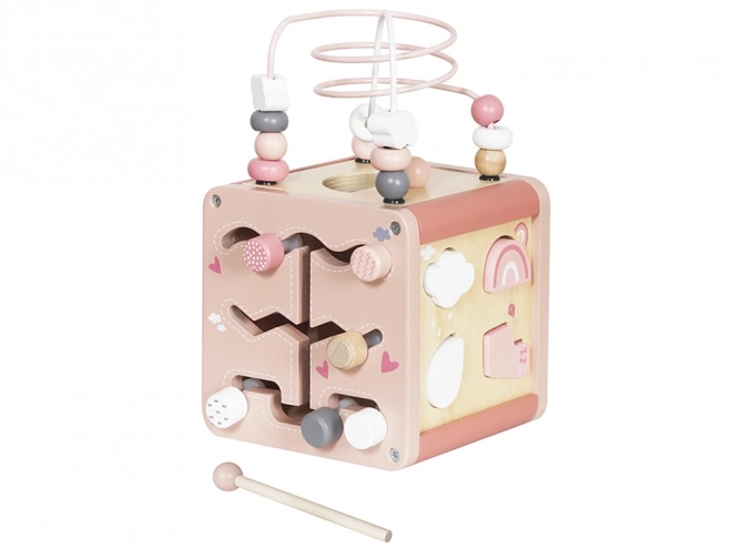 Multicube Dřevěná montessori vzdělávací kostka ZA5265