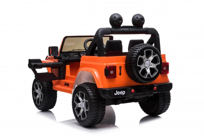 Dětské elektrické auto Jeep Wrangler Rubicon oranžové