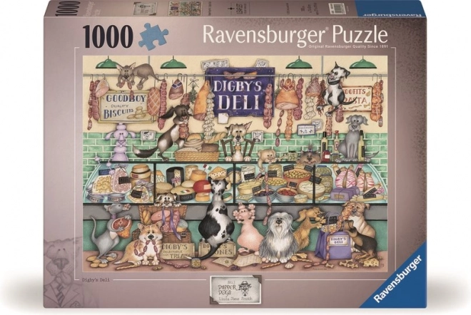 Puzzle Digbyho uzeniny a zvířecí veselí