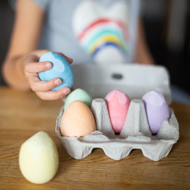 Sada pastelových kříd ve tvaru vajec od Bigjigs Toys