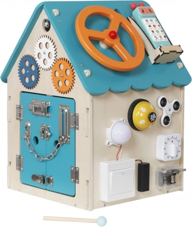 aktivní montessori domeček tyrkysový 2Kids Toys
