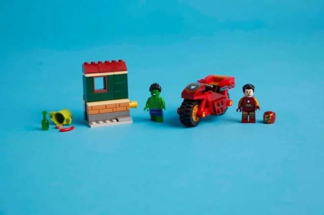 LEGO Marvel Super Heroes 76287 Iron Man s motorkou a Hulk
