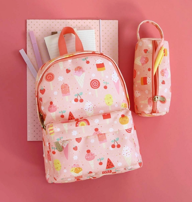 A Little Lovely Company Pouzdro na pastelky – Zmrzlina