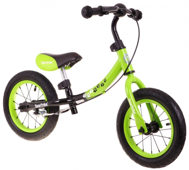 Dětské krosové kolo Boomerang SporTrike + variabilní uspořádání rámu – Zelené