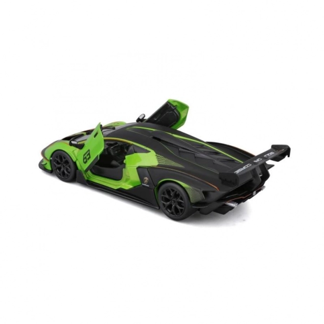 Bburago 1:24 Dirka Lamborghini Essenza SCV12 – Zelené