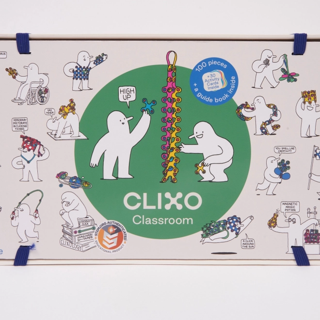 CLIXO Classroom - magnetická stavebnice 100 kusů